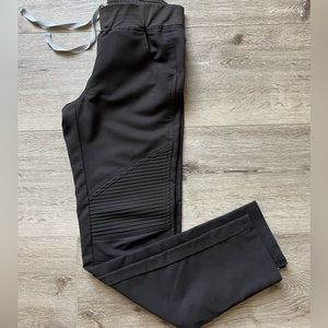 Figs Kanye Moto scrub pants